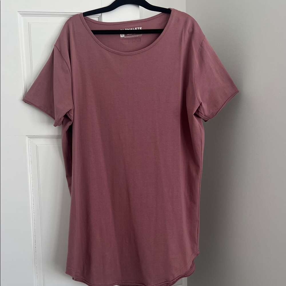 Alphalete Dusty Rose Lifestyle Tee